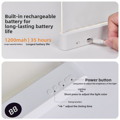 Portable Adjustable Reading Lamp with Timer